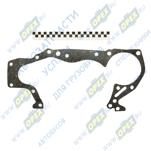 240-1002064-А Прокладка С/Ф; 9отв.ф11/4отв.ф8/2отв.ф13, перед.крышки распред.шестерен МТЗ Techno Drive